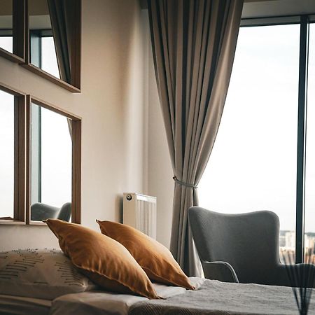 Hanza Tower Szczecin, Floor 21, City - River View ภายนอก รูปภาพ