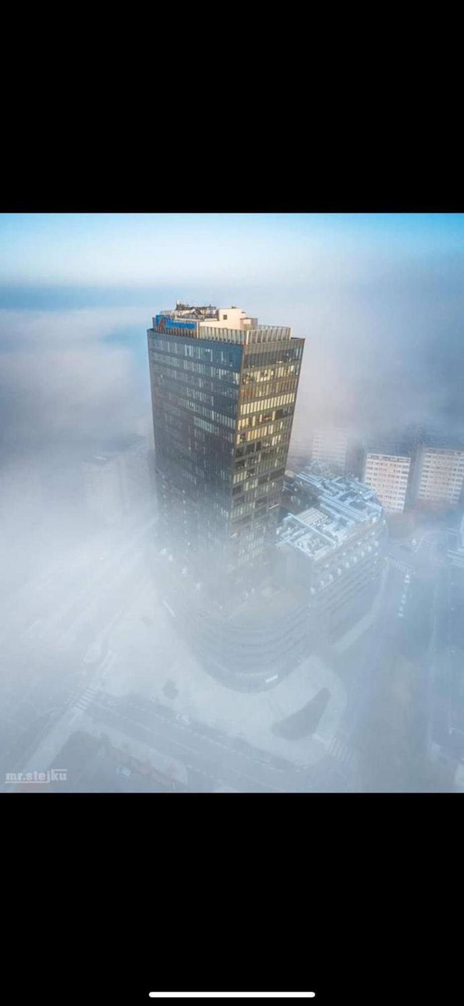 Hanza Tower Szczecin, Floor 21, City - River View ภายนอก รูปภาพ